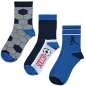 Mobile Preview: 6 Paar Kinder-Socken 27-30 Jungen mit Soccer Motive | Coole Jungen Socken